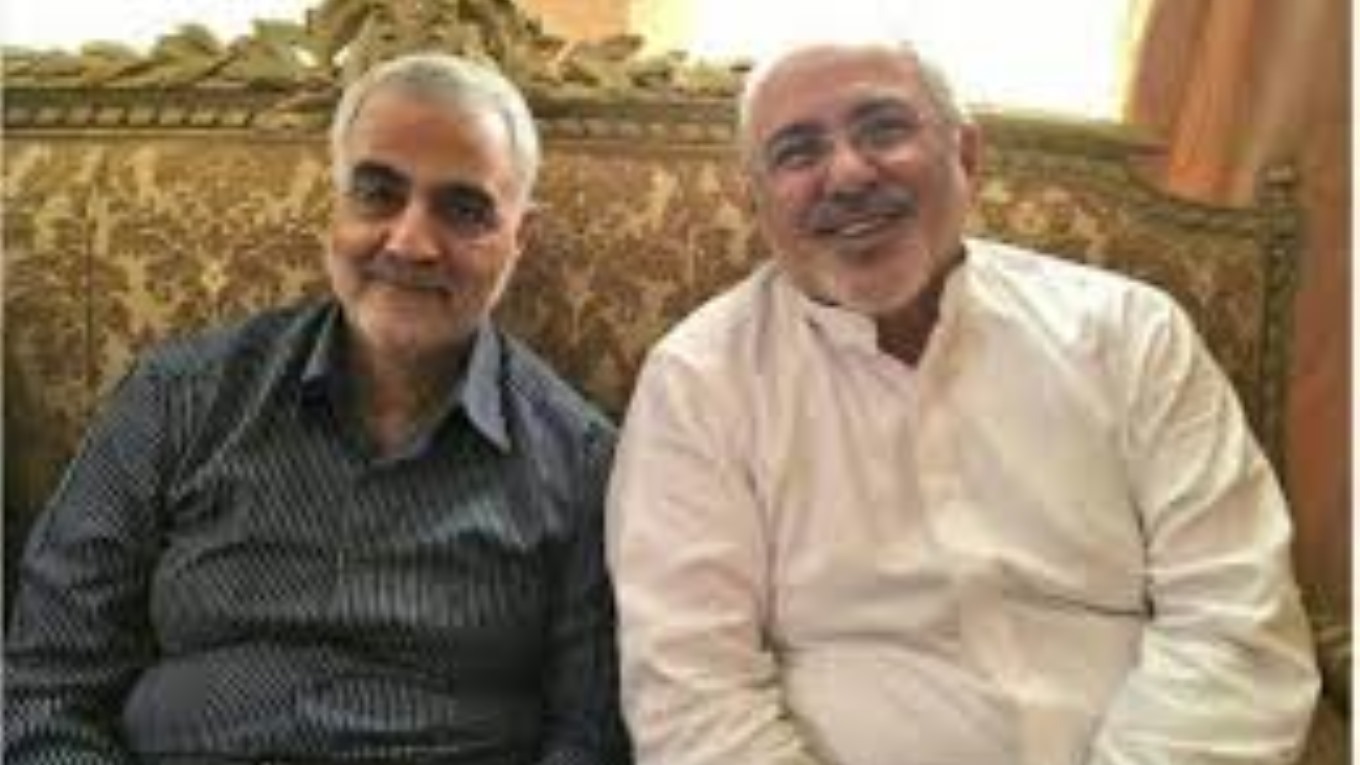 ظریف رسم رفاقت با حاج قاسم را به جا آورد