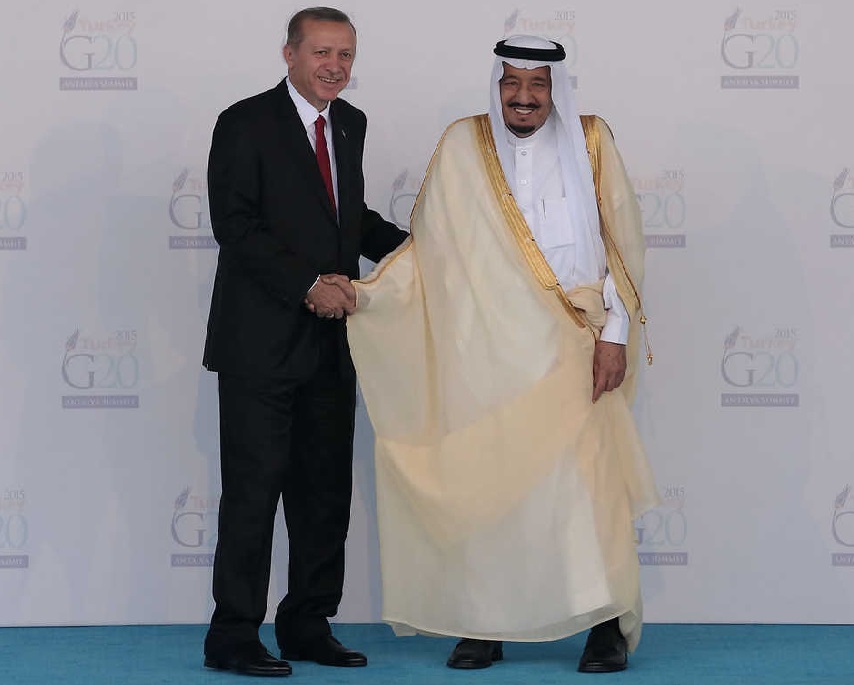 نشانه های بهبود روابط میان اردوغان و ملک سلمان
