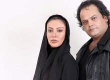 عکس غم انگیز زیبا بروفه و همسرش