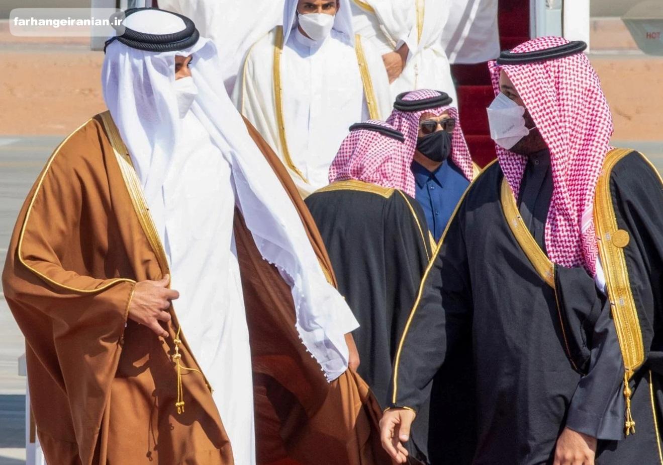 انگیزه های پنهان بن سلمان از آشتی با امیر قطر