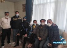 عیادت مسئولان و مشوقان باشگاه استقلال از حسین علی عسگری