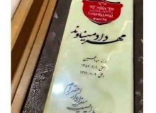 اولین عکس از سنگ مزار زنده یاد مهرداد میناوند