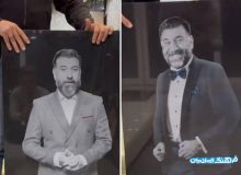 تصویری از سنگ مزار علی انصاریان