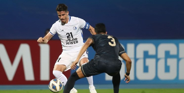 غفوری بهترین بازیکن دیدار استقلال و الاهلی عربستان شد