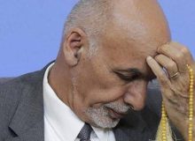 اشرف غنی افغانستان را ترک کرد