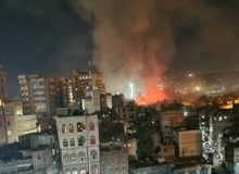 جنگنده‌های ائتلاف سعودی ورزشگاه صنعا را بمباران کردند