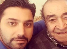 جشن تولد پدر خواننده معروف با همسر جوانتر از خودش !