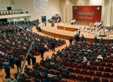جلسه پارلمان عراق برای تعیین رئیس‌جمهور در میان تدابیر شدید امنیتی / اعضای جریان صدر «کفن پوش» آمدند