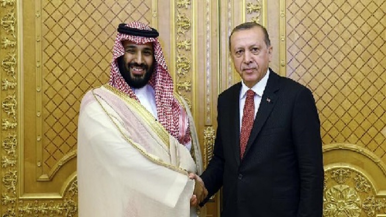 دیدار اردوغان با بن سلمان در ریاض