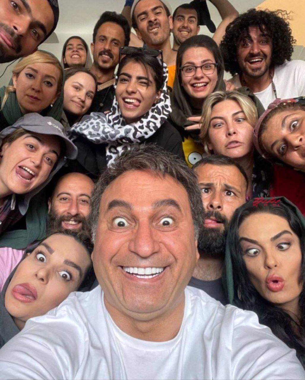 سلفی عجیب حمید فرخ نژاد جنجالی شد!