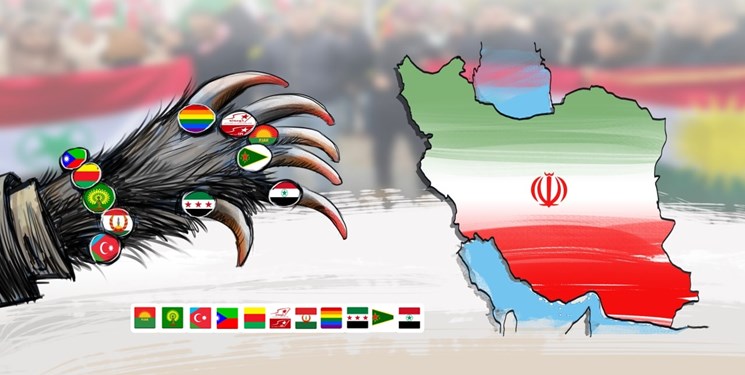 16 پرچم علیه ایران در برلین برافراشته شد/ دعوای ضدنظام در تجمع ضدایرانی آلمان