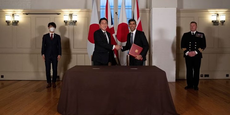 نخست وزیران انگلیس و ژاپن معاهده نظامی امضا کردند