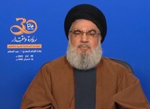 سید حسن نصرالله: تسلیم شروط بین المللی و منطقه ای درمورد مساله لبنان نمی شویم