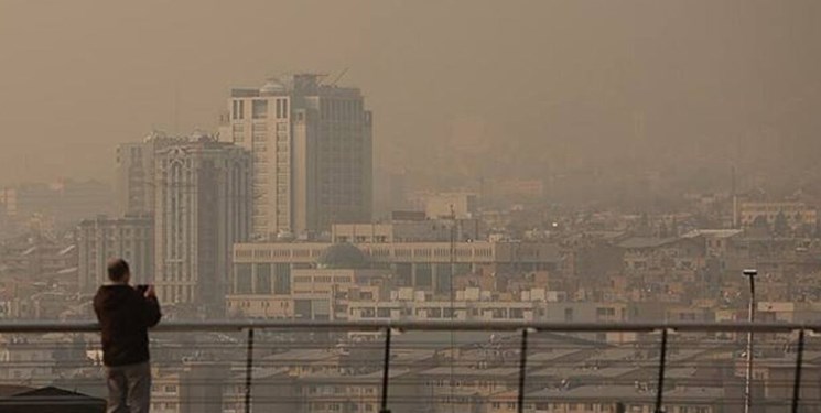 هوای تهران برای گروه های حساس در وضعیت ناسالم قرار گرفت