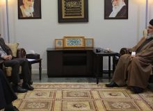 رئیس رسانه ملی با سیدحسن نصرالله دیدار کرد