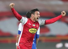 عکس| آقای گل پرسپولیسی‌ها در راه تهران