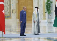 دیدار رئیس جمهور ترکیه با رئیس امارات