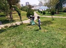 پاکسازی 10 هکتاری مجموعه اطراف دریاچه خلیج فارس از فیلتر سیگار