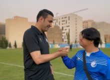 عکس| هوادار موردعلاقه فرهاد مجیدی در کنار نکونام