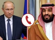 گفت‌وگوی تلفنی پوتین و بن‌سلمان درباره تقویت همکاری و کاهش تولید نفت