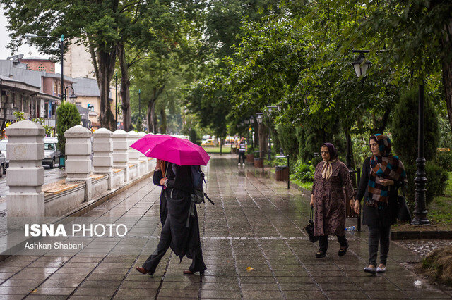 رگبار باران در برخی نقاط کشور