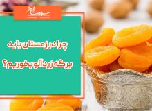 چرا در زمستان باید برگه زردآلو بخوریم؟