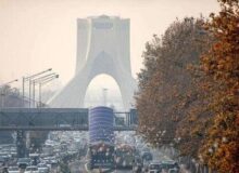 هوای تهران ۴ برابر آلوده تر از هوای لس آنجلس در حال سوختن است