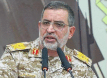 سردار نائینی:‌ بانک اطلاعاتی سپاه از رژیم صهیونسیتی کامل است