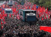 حیرت رسانه‌های خارجی از تشییع باشکوه رهبر شهید در قم؛ چیزی فراتر از یک «وداع ملی»