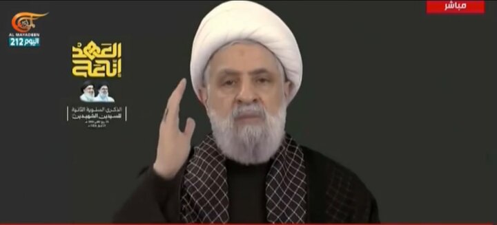 شیخ نعیم قاسم: سید حسن نصرالله نماد مقاومت و الهامبخش آزادگان جهان بود