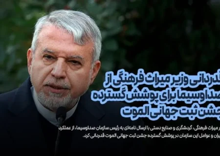 قدردانی وزیر میراث فرهنگی از صداوسیما برای پوشش گسترده جشن ثبت جهانی الموت